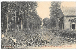 Cpa...Floyon...(nord)...le Bois De La Houssoye Et Maison Forestière...1916...animée... - Sonstige & Ohne Zuordnung