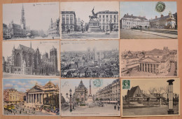 BRUXELLES - Lot De 80 Cartes Postales - Lots, Séries, Collections