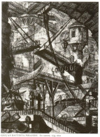 Giovan Battista Piranesi, Un Carcere, Stampa Epoca, Vintage Print - Estampas & Grabados