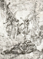 Ludovico Carracci, Nudo Artistico, Il Sogno Di Giacobbe, Stampa Epoca - Prints & Engravings