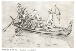 Pietro Longhi, Gondola E Gondolieri, Stampa Epoca, Vintage Print - Stampe & Incisioni