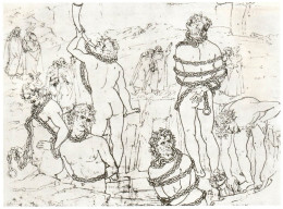 Sandro Botticelli, Nudo Artistico Llustrazione Per Divina Commedia, Stampa - Prints & Engravings