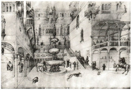 Jacopo Bellini, Veduta Di Un Palazzo, Stampa Epoca, Vintage Print - Stampe & Incisioni