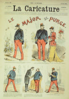La Caricature 1884 N°230 Le Major Se Purge Draner Trock Commères Job - Revistas - Antes 1900