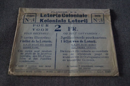 Ancienne Enveloppe Pour Billet De Loterie Coloniale (vide ) - Biglietti Della Lotteria