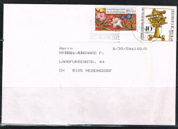 FLORA-L174 - ALLEMAGNE BERLIN N° 602 + 706 Sur Lettre - Storia Postale