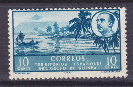 Spainish Guinea 1949 Mi. 244, 10c. Franco & Fernado Póo, MH* - Guinea Española