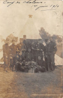 Camp De CHALONS - 1910 - Carte Photo - Militaria - Soldats - Militaires - Châlons-sur-Marne