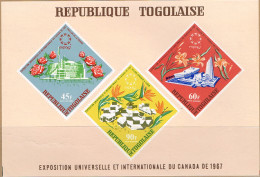 FLORA-L176 - TOGO BF 26 Neuf** EXPO 67 Thème Fleurs - Togo (1960-...)