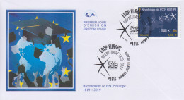 Enveloppe  FDC   1er  Jour   FRANCE    Bicentenaire   ESCP  EUROPE    PARIS    2019 - 2010-2019