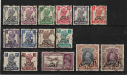 MUSCAT 1944 SET SG 1/15 FINE USED Cat £140 - Altri & Non Classificati