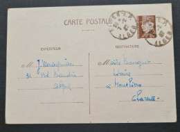 Algérie,  Carte Postale Interzone. - Lettres & Documents