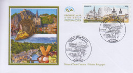 Enveloppe  FDC   1er  Jour   FRANCE    DINANT   BELGIQUE  -  DINAN   Côtes  D' Armor    2019 - 2010-2019