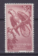 Spainish Guinea 1957 Mi. 330, 5c. + 5c. Bird Vogel Oiseau Parot Papagei, MH* - Guinée Espagnole