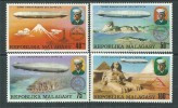 Madagascar N° 580 / 83  XX 75ème Anniversaire Des Zeppelins,  Les 4 Valeurs Sans Charnière, TB - Madagaskar (1960-...)