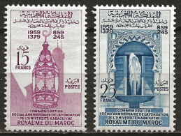 MAROC: **, N° YT 405 Et 406, TB - Marokko (1956-...)