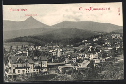 AK Ober-Krummhübel / Riesengebirge, Ortsansicht Mit Schneekoppe  - Schlesien