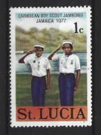 St. Lucia 1977 Caribbean Boy Scout Jamboree   Y.T. 419 (0) - St.Lucia (1979-...)