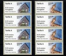 ESPAÑA SPAIN ATM EXFILNA PORTUGALETE TARIFA A X 8 POES17 - Unused Stamps