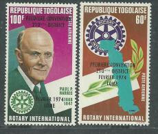 Togo P.A.  N° 214 / 15 XX 1ère Convention Rotarienne Du 210ème District Les 2 Valeurs Sans  Charnière, TB - Togo (1960-...)