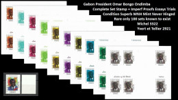 1999 USA UN World Leaders Millennium Summit - Gabon President Omar Bongo Ondimba - Rare Set MNH - Altri & Non Classificati