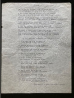 Tract Presse Clandestine Résistance Belge WWII WW2 'Jamais; Les Dix Premiers Bienfaits De L'ordre Nouveau' - Documents