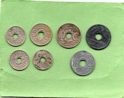 France  7 Pieces  10 C -5 C - 10 Centimes