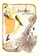 CPM-Affiche H. TOULOUSE-LAUTREC Spectacle  JANE AVRIL Au Jardin De Paris French Cancan*Cabaret TBE - Inns