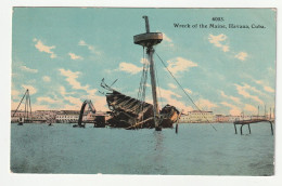 CUBA - HAVANA - Wreck Of The Main - Old Pc 1910s - Kuba