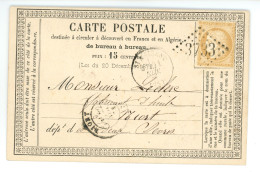 CARTE PRECURSEUR Envoi De LEMONON CLEMOT ( épicerie ) De SAINT MAIXENT 79 Pour Le Fabricant D'huile LECLERC à NIORT - 1849-1876: Période Classique