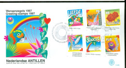 Nederlandse Antillen E283 * FDC  - Antilles 1997 *  WENSZEGELS - Curacao, Netherlands Antilles, Aruba