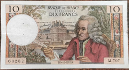 Billet De 10 Francs VOLTAIRE 5 - 11 - 1971 FRANCE M.707 - 10 F 1963-1973 ''Voltaire''