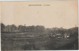 CPA - 59 - PETITE SYNTHE - Le Canal - PENICHES  - 1918 - Autres & Non Classés