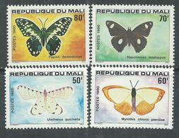 Mali  N° 392 / 95 XX  Papillons Du Mali. La Série Des 4 Valeurs Sans Charnière TB - Mali (1959-...)