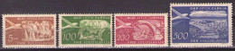 Yugoslavia 1951 - Airmail - Mi 689-692 - MNH**VF - Unused Stamps