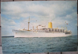 SPAIN IBERIA VESSEL ORIENT LINES POSTCARD CARTOLINA CARD BRIEFKAARTE CARTE POSTALE ANSICHTSKARTE POSTKARTE - Danimarca