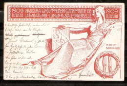 SUIZA. 1909. ENTERO POSTAL . INAUGURACIÓN DEL MONUMENTO. UNIÓN POSTAL UNIVERSAL - Stamped Stationery