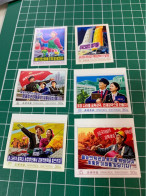 Korea Stamp 2024 Train Imperf Product Shoes Book Food Agriculture School Uniform MNH - Korea, North