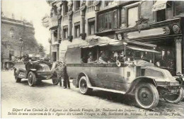 *Repro CPA - 75 - PARIS -  Départ D'un Circuit De L'Agence Des Grands Voyages - Bd Des Italiens - Transport Urbain En Surface