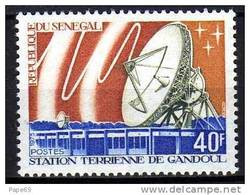Sénégal N° 387 XX  Station Terrienne De Gandoul   Sans Charnière,  TB - Sénégal (1960-...)