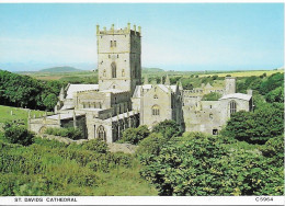 ST. DAVIDS CATHEDRAL, PEMBROKESHIRE, WALES. UNUSED POSTCARD Ms3 - Churches & Convents