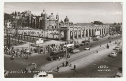 Mexico  - Basilica De Guadalupe - Real Photo Pc With Bus And Old Cars - México