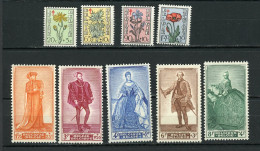 BELGIQUE -  POUR ŒUVRES ANTITUBERCULEUX - N° Yvert 814/822 ** - Unused Stamps