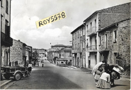 Umbria-terni-castel Giorgio Via Guglielmo Marconi Animatissima Veduta Panoramica Via Anni 50 60 - Autres & Non Classés