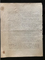 Tract Presse Clandestine Résistance Belge WWII WW2 'BELGES...' 2 Pages (Vous, Les Plus Braves De Toute La Gaule...) - Documenti