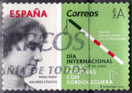 2018 - ESPAÑA - DIA INTERNACIONAL PERSONAS CON SORDOCEGUERA - EDIFIL 5237 - Used Stamps