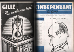 L'Indépendant Du Gard. Du N° 1 Au N° 50. 1951-1955. - Ohne Zuordnung