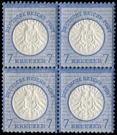 Deutsches Reich, 1872, 26, Postfrisch, Viererblock - Altri & Non Classificati