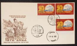 FDC Vietnam Viet Nam With Perf, Imp & Specimen Stamps 2022: 50th Anniv. Of 12-day-and-night  Battle Of “Hanoi DBP In Air - Viêt-Nam