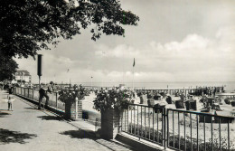 Germany Nordseeheilbad Wyk Auf Fohr Promenade Mit Strand Und Mittelbrucke - Other & Unclassified